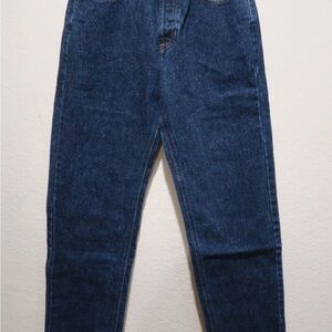 GAP Women's Straight Leg Blue Jeans 100% cotton, made in USA